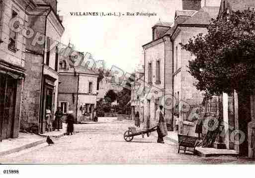 Ville de VILLAINESLESROCHERS, carte postale ancienne Ville de VILLAINESLESROCHERS, carte postale ancienne