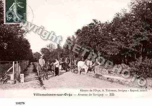 Ville de VILLEMOISSONSURORGE, carte postale ancienne