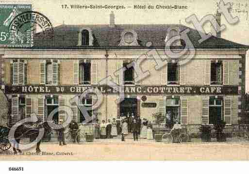 Ville de VILLIERSSTGEORGES, carte postale ancienne