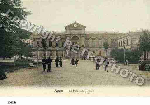 Ville de AGEN, carte postale ancienne