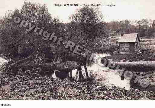 Ville de AMIENS, carte postale ancienne