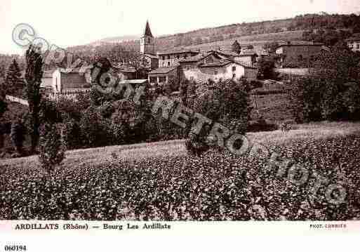 Ville de ARDILLATS(LES), carte postale ancienne