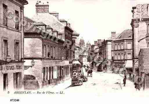 Ville de ARGENTAN, carte postale ancienne