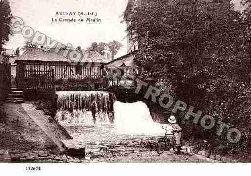 Ville de AUFFAY, carte postale ancienne
