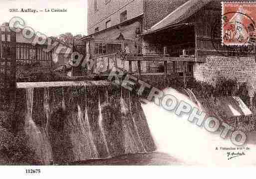 Ville de AUFFAY, carte postale ancienne