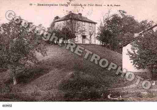 Ville de BEAUREPAIRE, carte postale ancienne