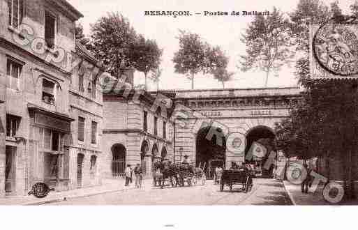 Ville de BESANCON, carte postale ancienne