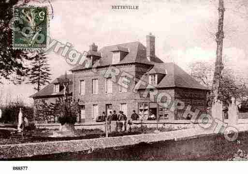 Ville de BETTEVILLE, carte postale ancienne