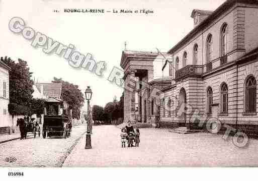 Ville de BOURGLAREINE, carte postale ancienne