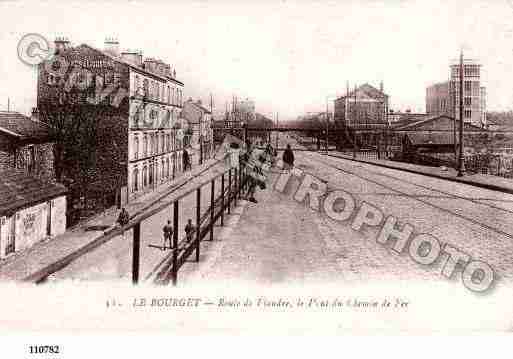 Ville de BOURGET(LE), carte postale ancienne