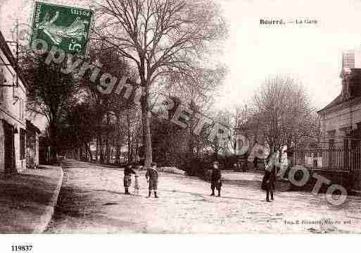 Ville de BOURRE, carte postale ancienne