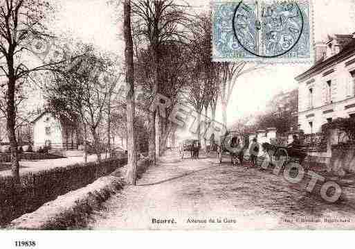 Ville de BOURRE, carte postale ancienne