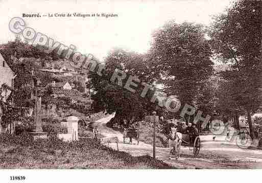 Ville de BOURRE, carte postale ancienne