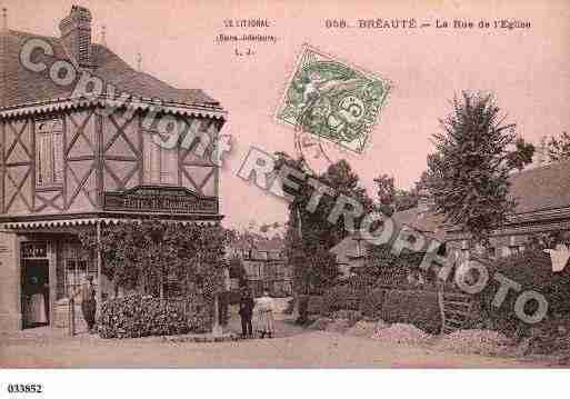 Ville de BREAUTE, carte postale ancienne