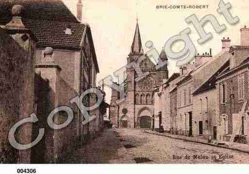 Ville de BRIECOMTEROBERT, carte postale ancienne