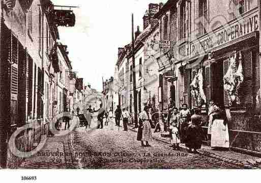 Ville de BRUYERESETMONTBERAULT, carte postale ancienne