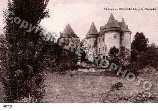 Ville de CAZALS, carte postale ancienne