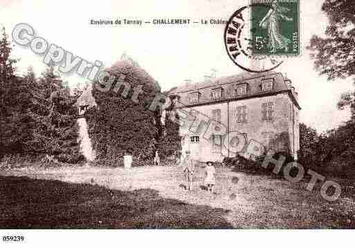 Ville de CHALLEMENT, carte postale ancienne