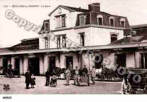 Ville de CHALONSSURMARNE, carte postale ancienne