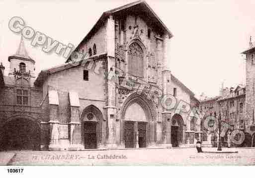 Ville de CHAMBERY, carte postale ancienne