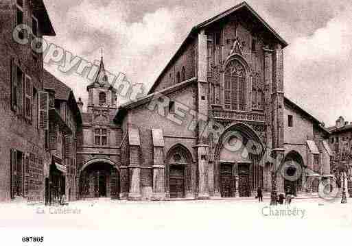 Ville de CHAMBERY, carte postale ancienne