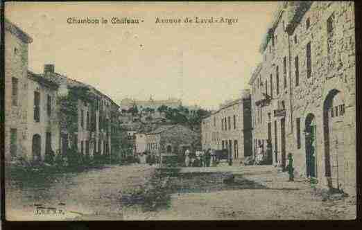Ville de CHAMBONLECHATEAU, carte postale ancienne