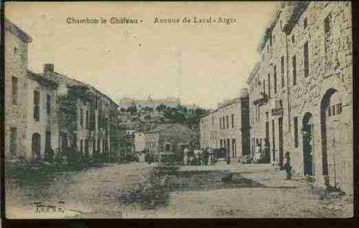 Ville de CHAMBONLECHATEAU, carte postale ancienne Ville de CHAMBONLECHATEAU, carte postale ancienne