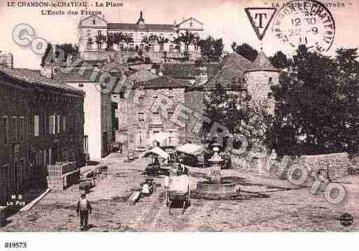 Ville de CHAMBONLECHATEAU, carte postale ancienne