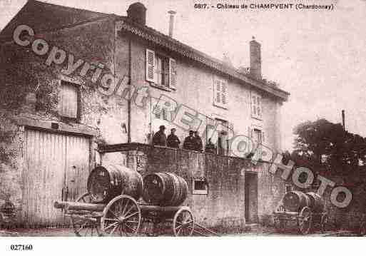 Ville de CHARDONNAY, carte postale ancienne