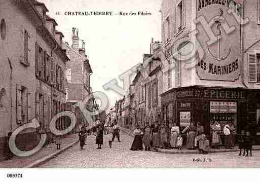 Ville de CHATEAUTHIERRY, carte postale ancienne