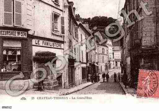 Ville de CHATEAUTHIERRY, carte postale ancienne