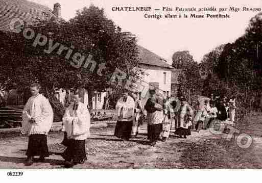 Ville de CHATELNEUF, carte postale ancienne