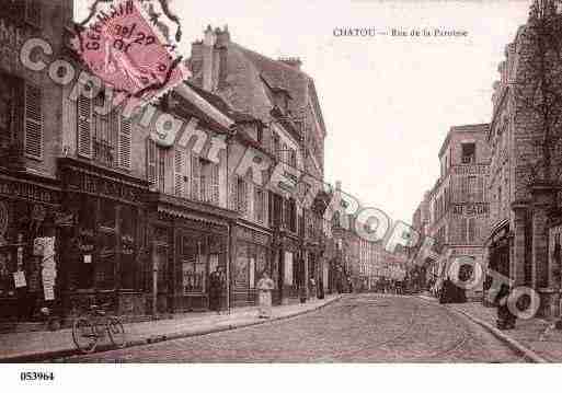 Ville de CHATOU, carte postale ancienne