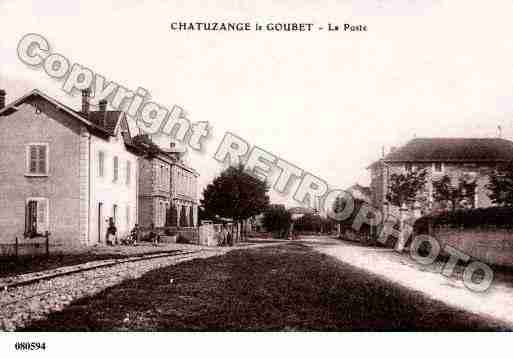 Ville de CHATUZANGELEGOUBET, carte postale ancienne