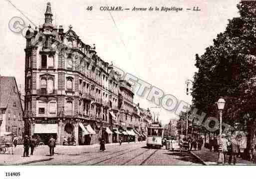 Ville de COLMAR, carte postale ancienne