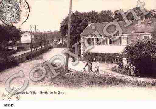 Ville de COMBSLAVILLE, carte postale ancienne