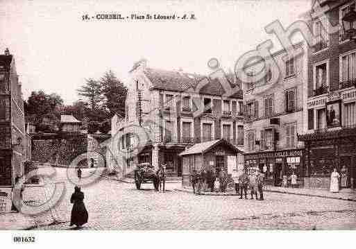 Ville de CORBEILESSONNES, carte postale ancienne