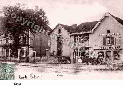 Ville de CORRE, carte postale ancienne