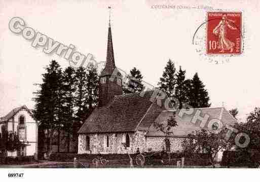 Ville de COUVAINS, carte postale ancienne