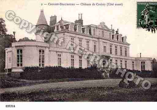 Ville de CROISSYBEAUBOURG, carte postale ancienne