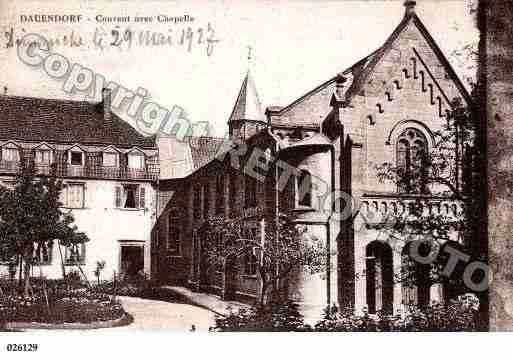 Ville de DAUENDORF, carte postale ancienne