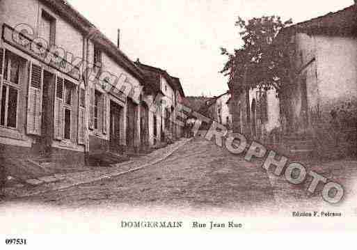 Ville de DOMGERMAIN, carte postale ancienne