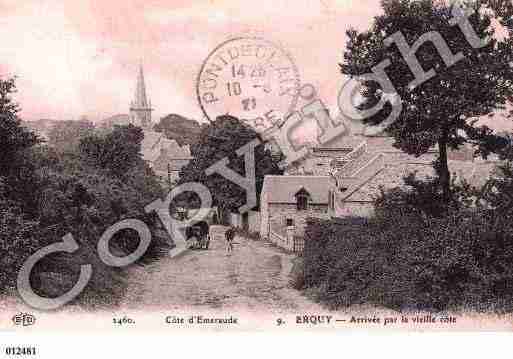 Ville de ERQUY, carte postale ancienne