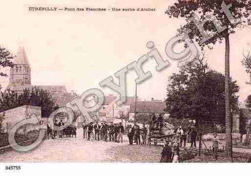 Ville de ETREPILLY, carte postale ancienne