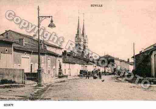 Ville de EUVILLE, carte postale ancienne