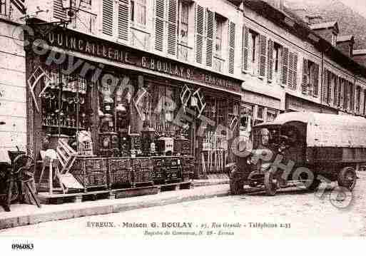 Ville de EVREUX, carte postale ancienne