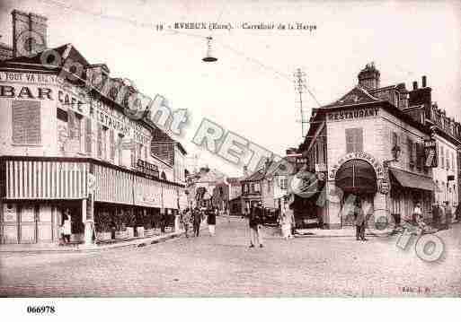 Ville de EVREUX, carte postale ancienne