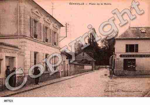 Ville de EZANVILLE, carte postale ancienne