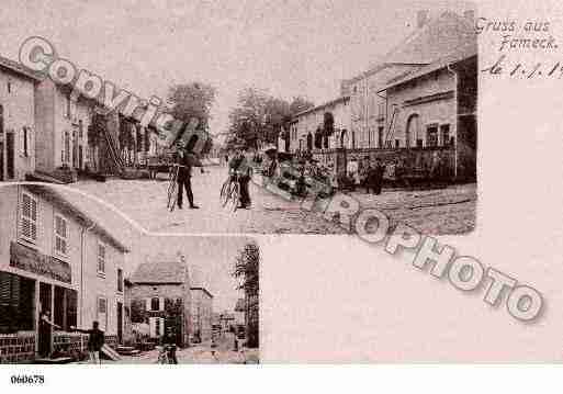 Ville de FAMECK, carte postale ancienne