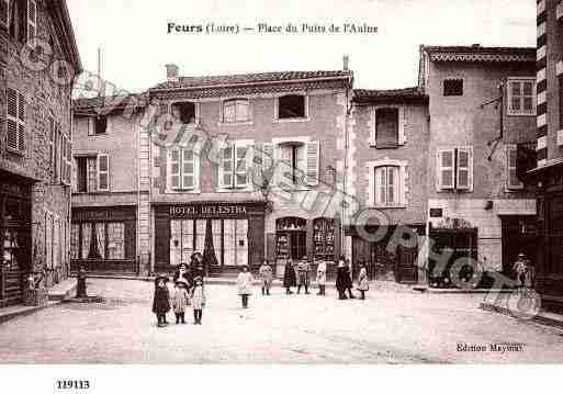 Ville de FEURS, carte postale ancienne